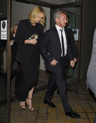Charlize Theron and Sean Penn - seen leaving Royal Festival Hall. London - February 16, 2015 (153xHQ) 0LTb6z0F