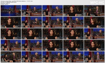 Aubrey Plaza - Late Show With David Letterman - 1-13-15
