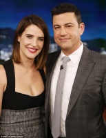 [LQ tag] Cobie Smulders - visits 'Jimmy Kimmel Live' in Hollywood 4/14/15