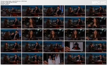 Salma Hayek - Jimmy Kimmel Live - 3-29-16
