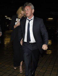 Charlize Theron and Sean Penn - seen leaving Royal Festival Hall. London - February 16, 2015 (153xHQ) JKjxltT3