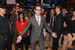 Robert Downey Jr. - Rings The NYSE Opening Bell In Celebration Of "Iron Man 3" 2013 - 24xHQ RvTivIuL
