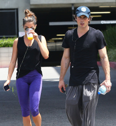 Ian Somerhalder & Nikki Reed - Seen leaving a gym in Los Angeles (July 25, 2014) - 9xHQ Xk80hDUN
