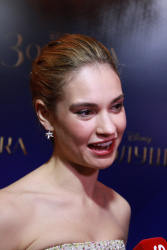 Lily James - Disney's 'Cinderella' Premiere in Moscow - 16.02.2015